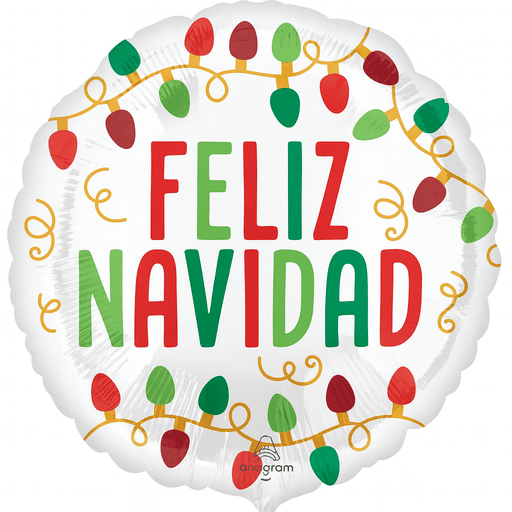 Christmas Feliz Navidad Mylar Balloon 18" | 1ct
