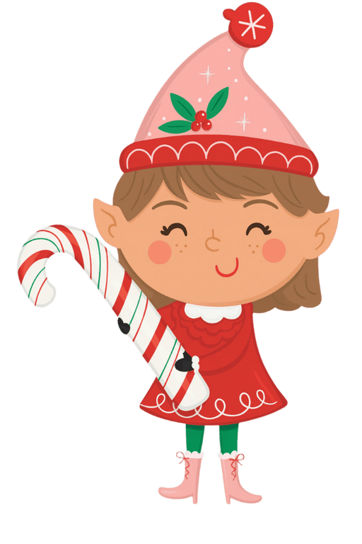 Christmas Minty Elf Supershape Mylar Balloon 26"x39" | 1ct