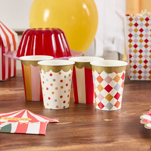 Circus Party Paper Cups | 8ct