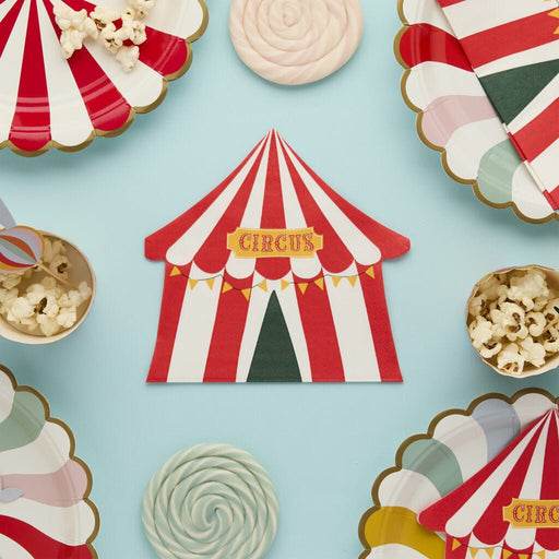 Circus Tent Paper Napkins | 16ct