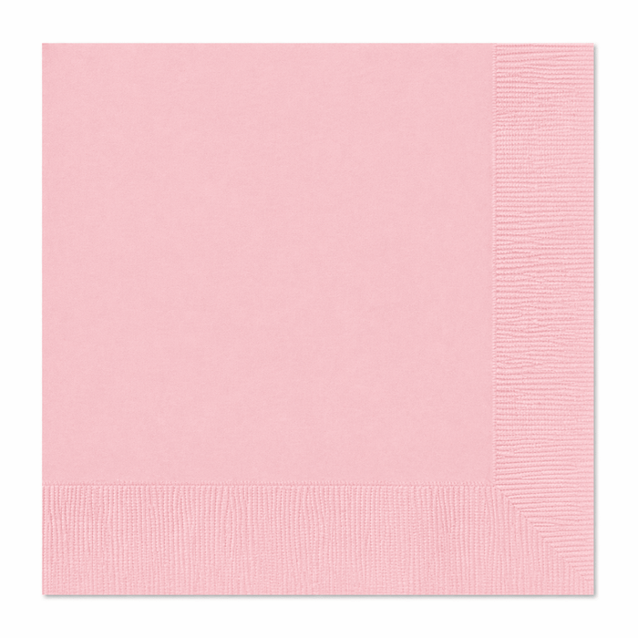 Classic Pink Beverage Napkin | 50ct