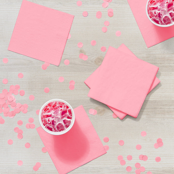 Beverage Napkin Classic Pink - Party Supplies
