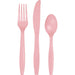 Cutlery Assortment Classic Pink - Party Supplies