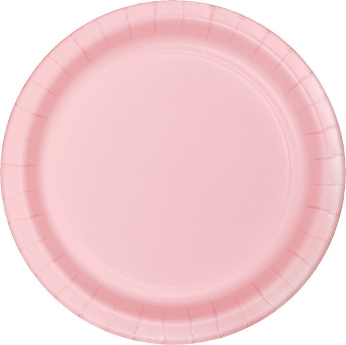10in Paper Plate Classic Pink - Party Supplies