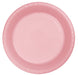 10in Plastic Plate Classic Pink - Party Supplies