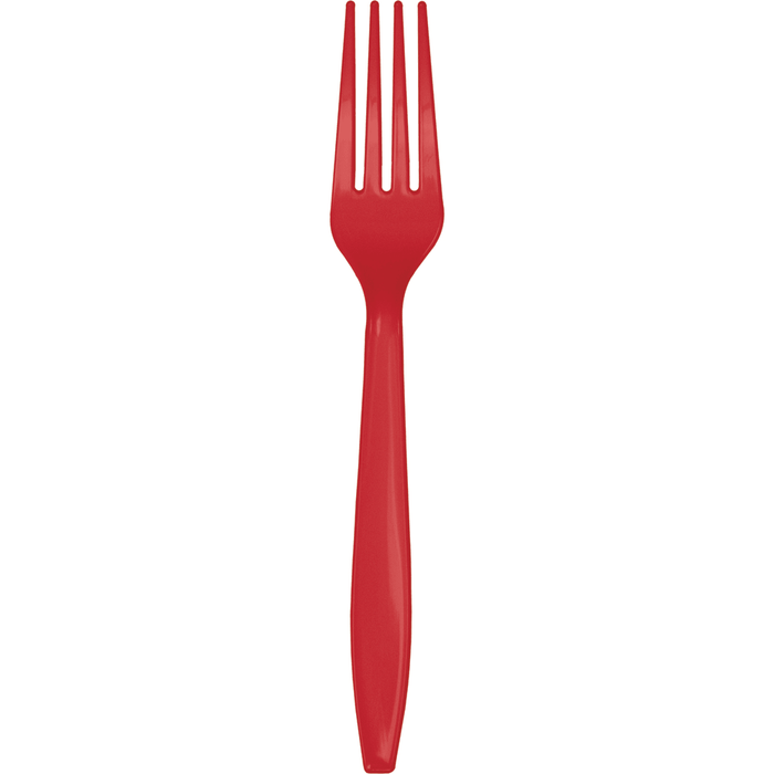 Classic Red Premium Plastic Forks 24 | ct - Zurchers