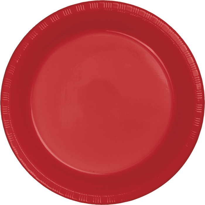 Classic Red Premium Plastic Luncheon Plates 20 | ct - Zurchers