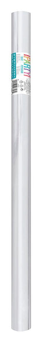 Roll of clear cellophane wrap with colorful label band in the middle, approximately 30 inches wide and 100 feet long.
