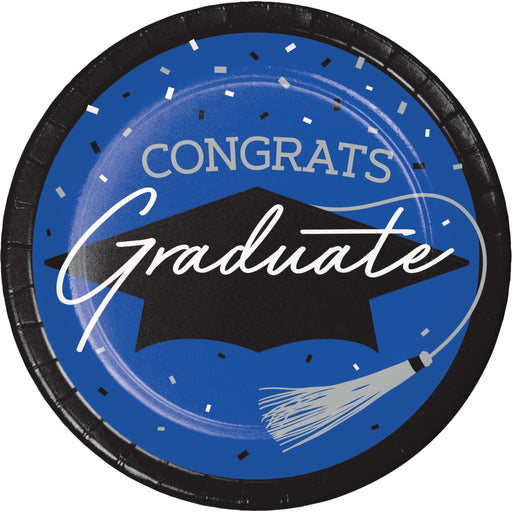 Cobalt 9-Inch Plate School Spirit | 18ct