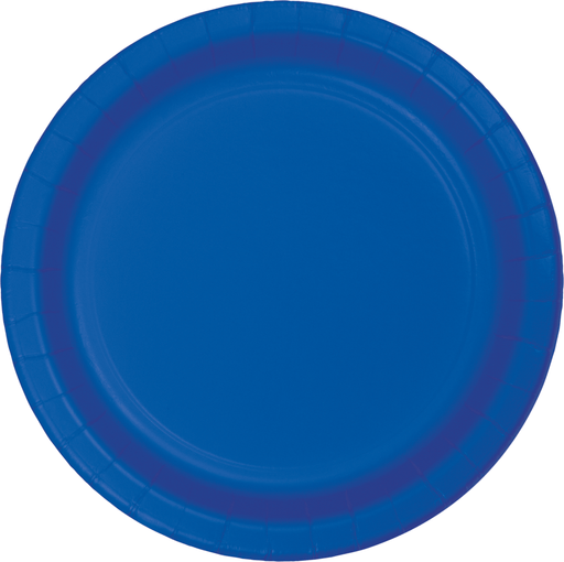 Cobalt Paper Plates 7" | 24ct