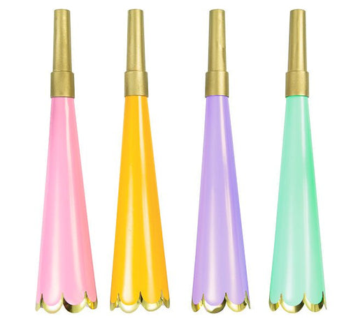 Colorful Horns Scallop Edge | 4ct