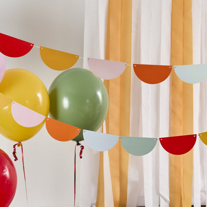 Colourful Scallop Party Garland | 1ct - Zurchers
