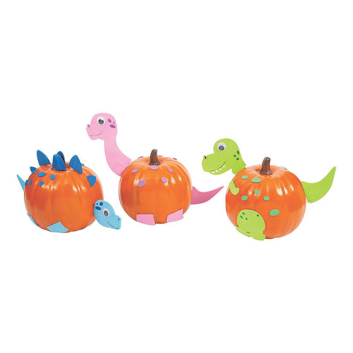 Cool2Create Colorful Dinosaur Pumpkin Decorating Craft Kit