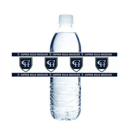 Copper Hills High School Water Bottle Labels | 12 ct