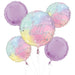 Luminous Birthday Foil Balloon Bouquet | 5 pcs - Zurchers