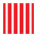 Carnival Striped Red & White Luncheon Napkins 16pk | 1ct - Zurchers