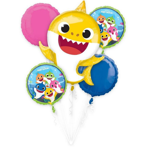 Baby Shark Balloon Bouquet | 5 pcs