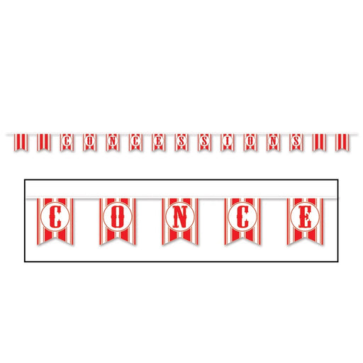Concessions Pennant Banner 10ft | 1ct