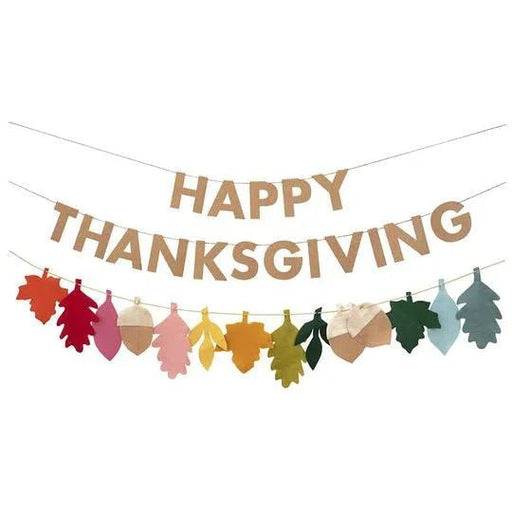 Felt Leaves Thanksgiving Garland | 1 ct
