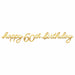 Golden Age 60th Birthday Letter Banner | 1ct - Zurchers