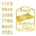 Golden Age Happy Birthday Cardboard Easel Sign | 1ct - Zurchers