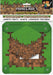 Minecraft Happy Birthday banner featuring pixelated brick blocks and green grass textures, 7.82 feet long, with metal grommets for hanging.