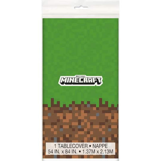 Minecraft Plastic Tablecloth 84" x 54" | 1ct