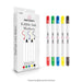 Cake Craft brand 5-count edible ink markers in primary colors displayed with packaging showing red, green, blue, yellow, and black dual-ended markers with white barrels.