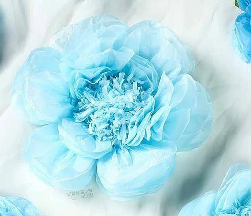Scallop Shaped Tissue Flower 20" | 1ct