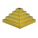Stick Flag Base Square One Hole, Gold | 1 Ct - Zurchers