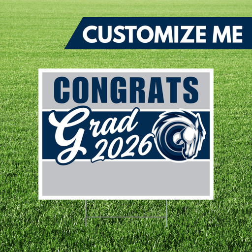 Corner Canyon High School Custom Name Grad Yard Sign 24" x 18" | 1 ct