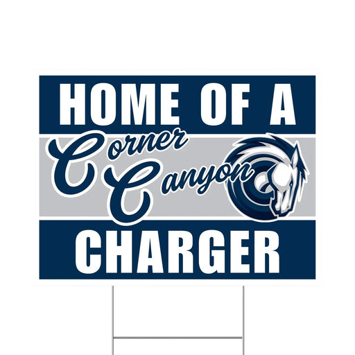 Corner Canyon High School Spirit Yard Sign 24" x 18" | 1 ct
