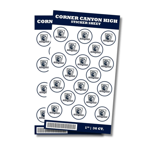Corner Canyon High School Sticker Seal 1" | 36 ct