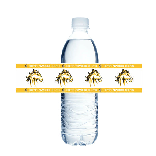 Cottonwood High School Water Bottle Labels | 12 ct