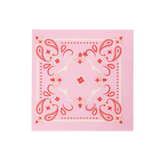 Cow Gal  Bandana Paper Cocktail Napkins | 24 ct