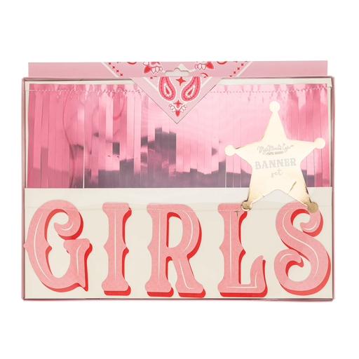 Cow Gal Let's Go Girls Banner Set 6.5' | 2 pcs