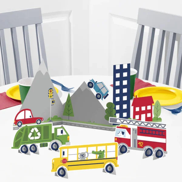 Transportation Time Center Piece | 4 pcs - Zurchers