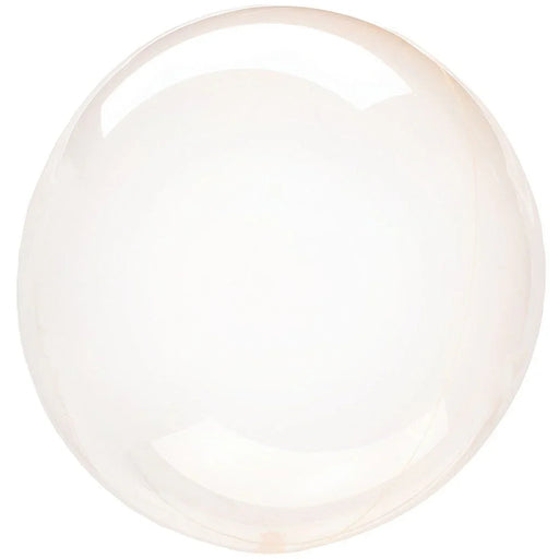 Crystal Clearz Bubble Balloon Orange 18'' | 1 ct