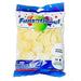 Package of 50 pale yellow round latex balloons labeled "Funsational Crystal Diamond" with colorful stars and balloon designs on the blue header.
