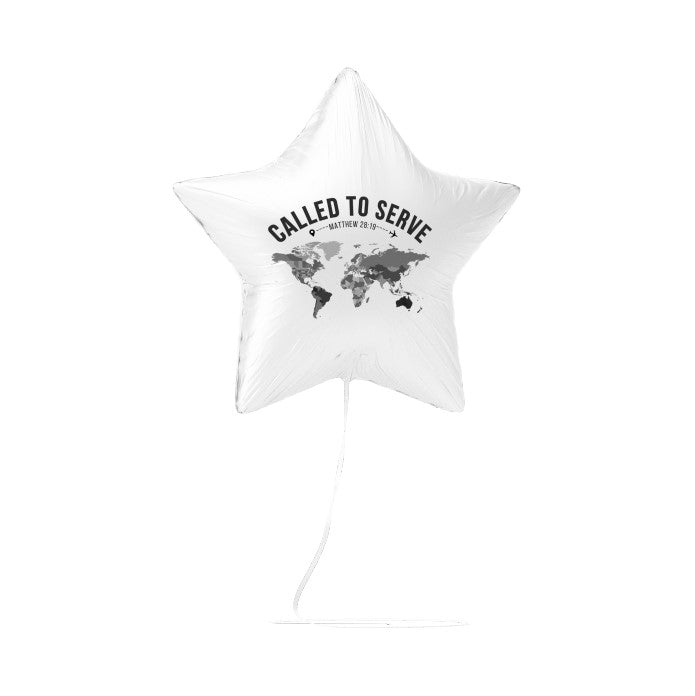 Missionary Called to Serve Black and White Balloon 18" | 1 ct