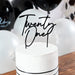 Black Twenty One Acrylic Cake Topper | 1ct
