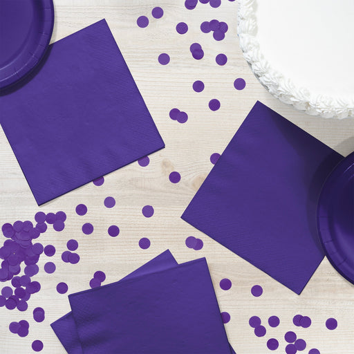 Deep Purple Luncheon Napkin | 50ct