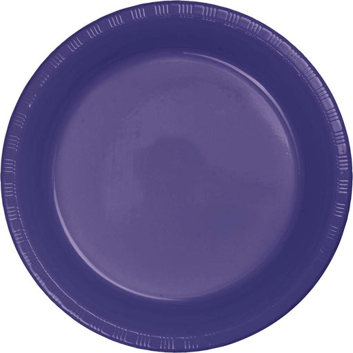Deep Purple Plastic Plates 10" | 20ct
