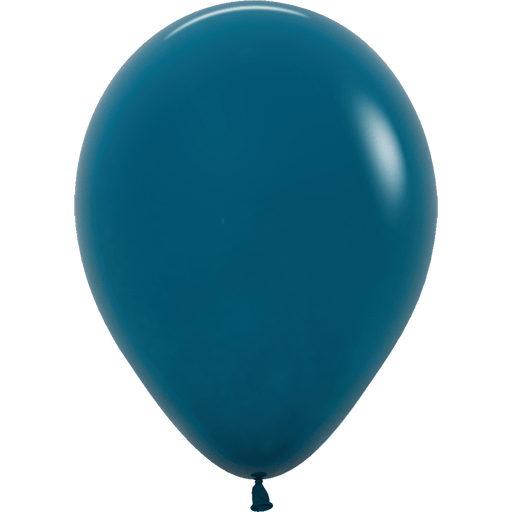 Deep Teal Latex Balloon w/ Helium & Hi-Float, 11" | 1 ct