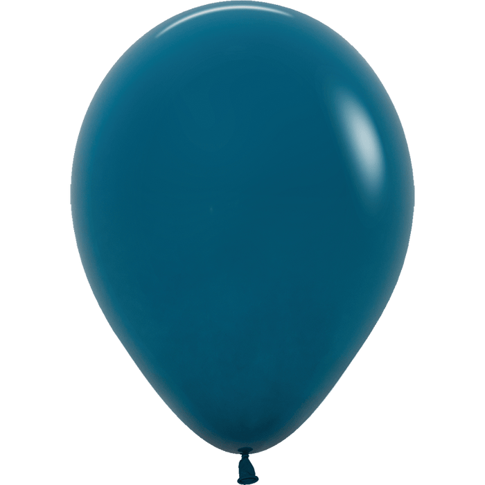 Deep Teal Latex Balloon w/ Helium & Hi - Float, 11" | 1 ct - Zurchers