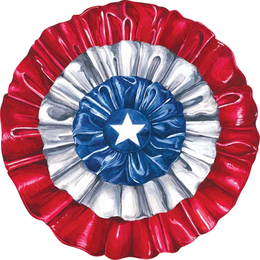 Die-Cut Star-Spangled Placemat 15.5"x15.5" | 24 ct