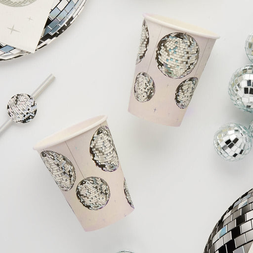 Disco Ball Paper Cups | 8ct