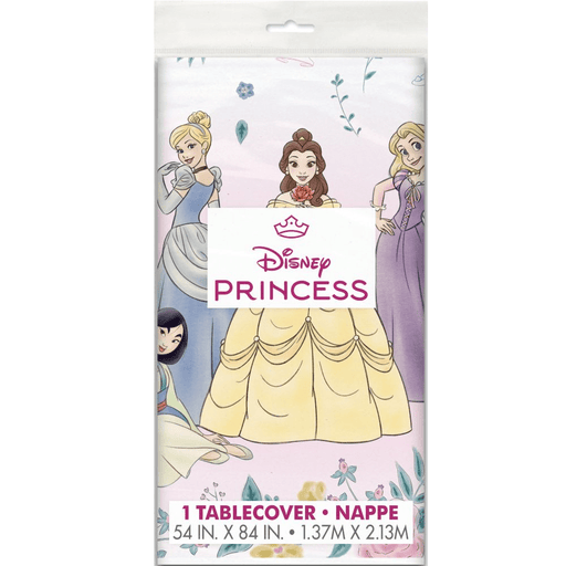 Disney Princess Plastic Tablecover 54"x84" | 1ct