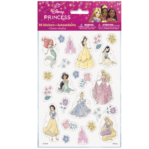 Disney Princess Sticker Sheet | 96pcs