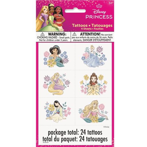 Disney Princess Tattoos | 24ct